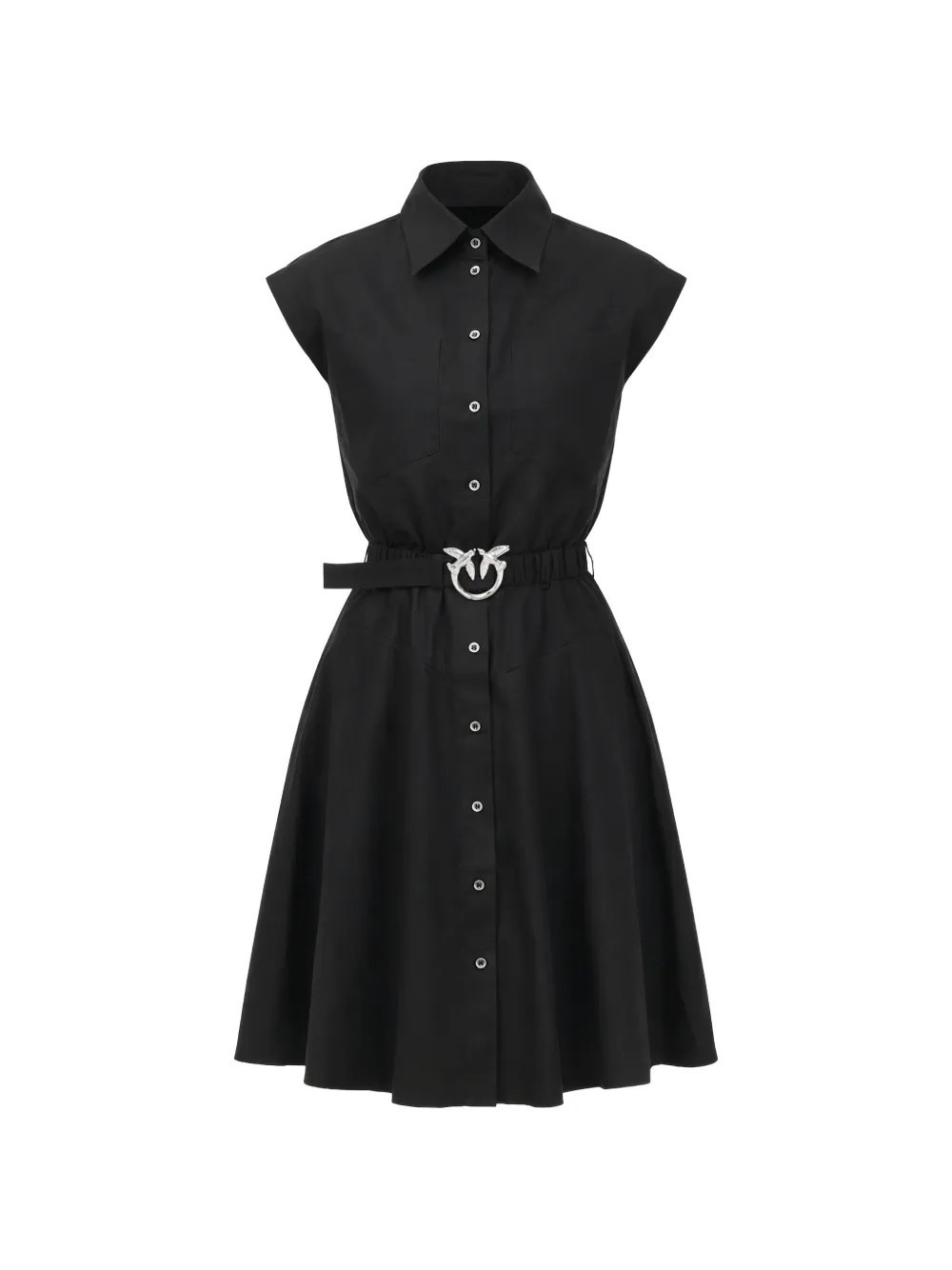 PINKO buttoned-up dress - Black | Farfetch Global