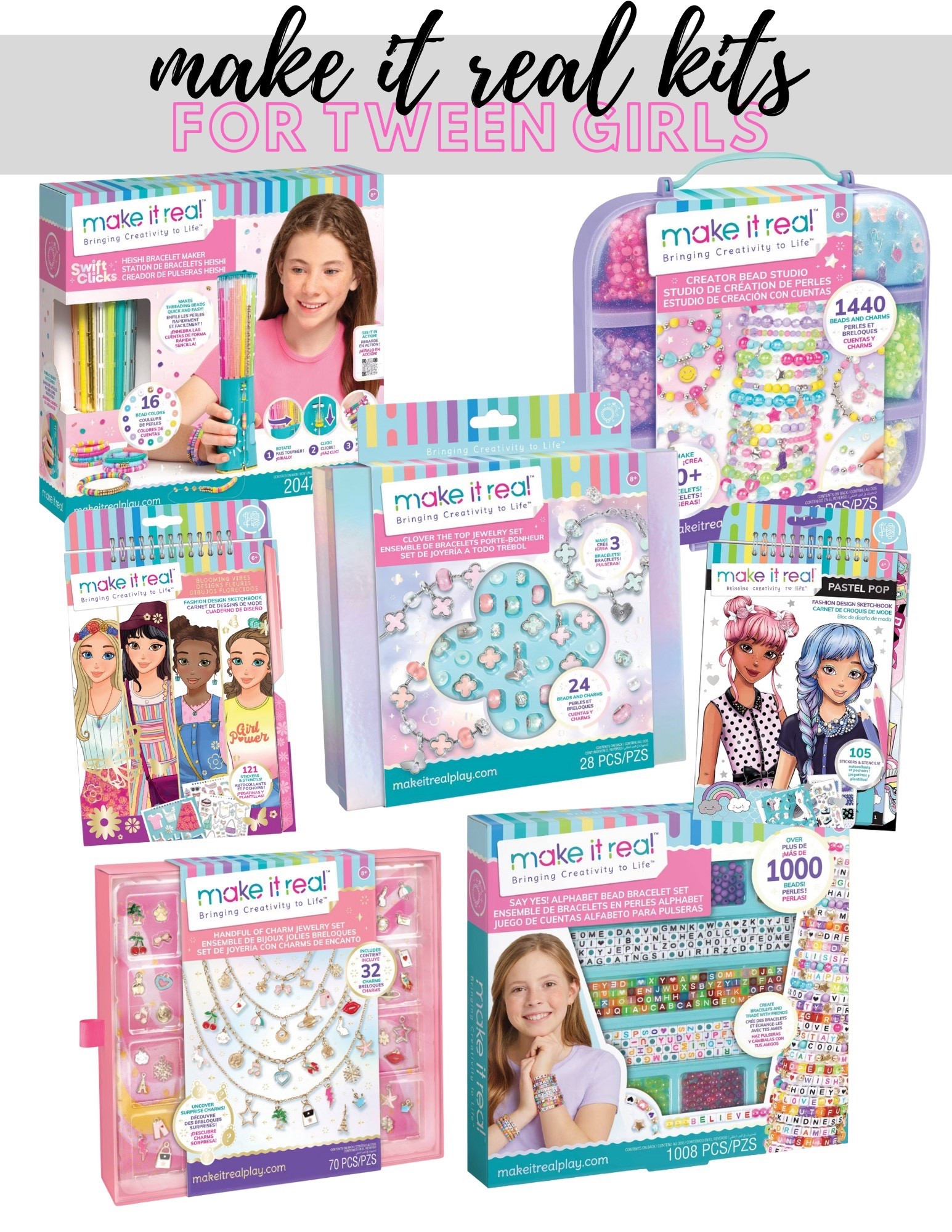 We’re in our friendship bracelet era and @makeitrealplay has the perfect sets to make it happen! Give your girlies the gift of creation with their variety of bracelet, craft, makeup, and nail art kits this season.
.
.
#makeitreal #giftsforgirls #giftsforkids #giftguides

#LTKHoliday #LTKGiftGuide #LTKKids