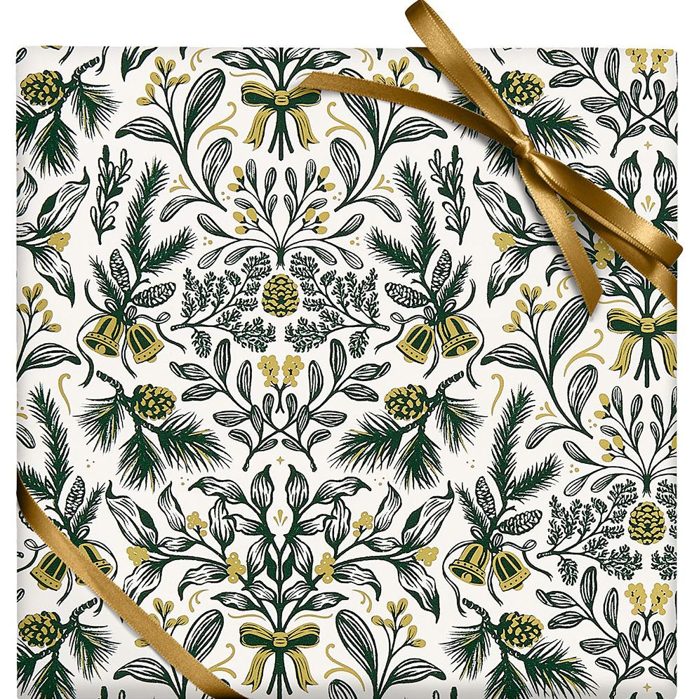 Botanical Bells Continuous Roll Wrap | Paper Source