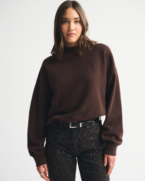 Sunday Mockneck Crew | Abercrombie & Fitch (US)