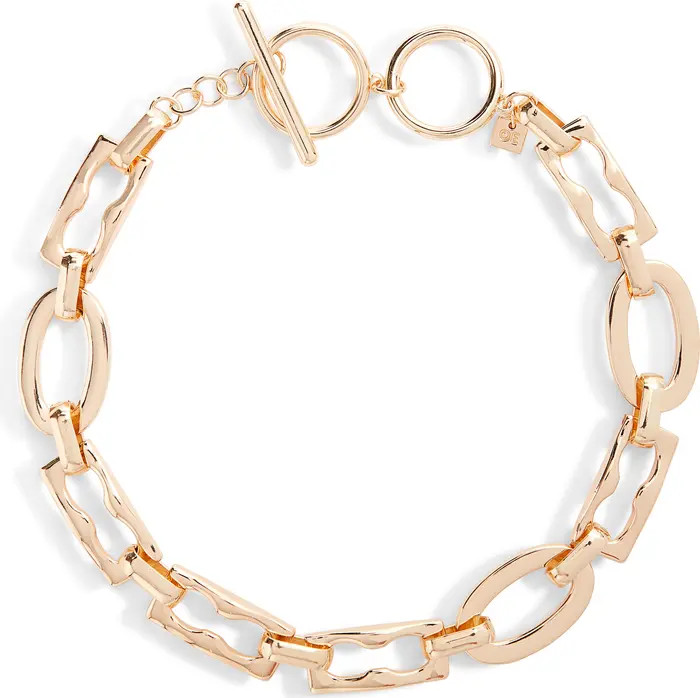 Open Edit Geo Link Collar Necklace | Nordstrom | Nordstrom