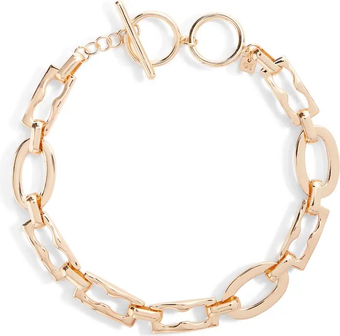 Geo Link Collar Necklace | Nordstrom Rack