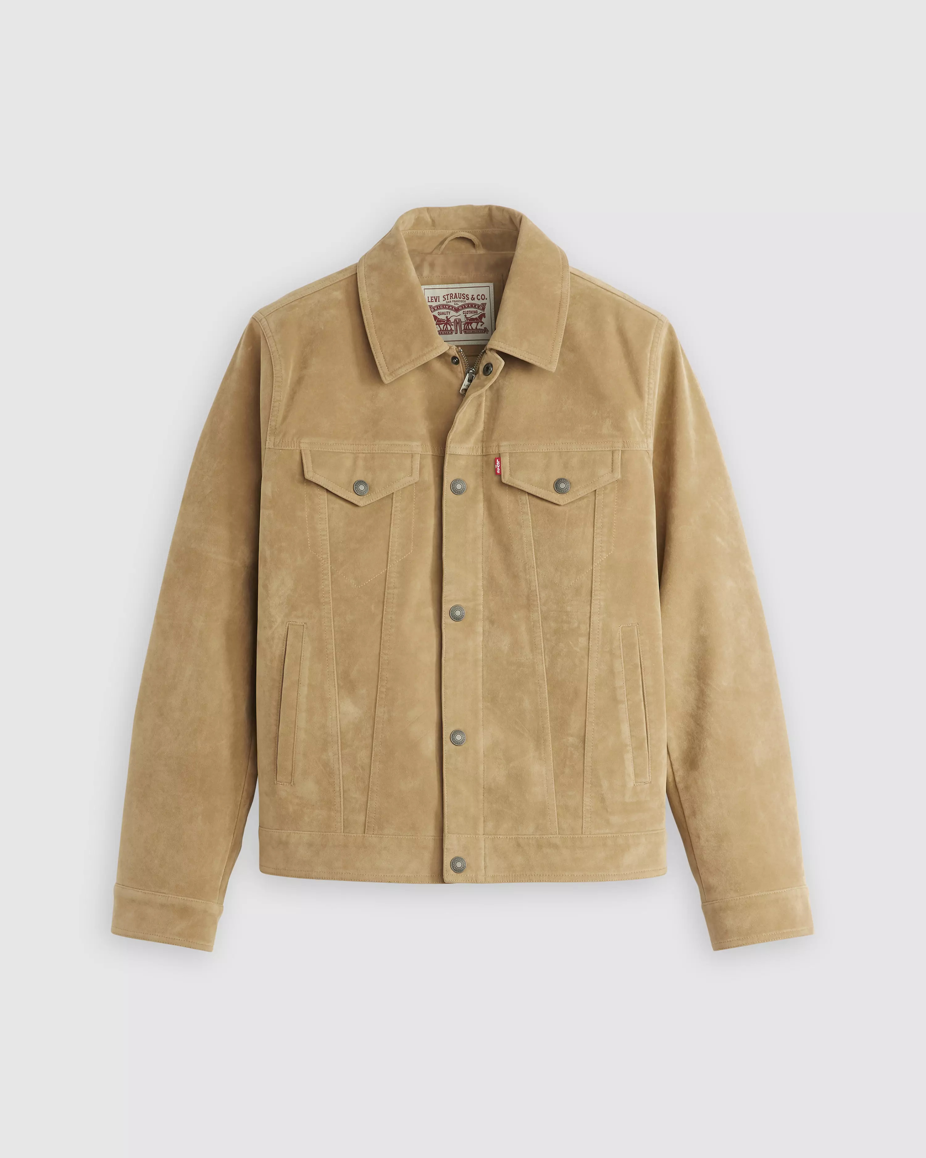 Vintage Faux Cow Suede Trucker Jacket | Levi's US