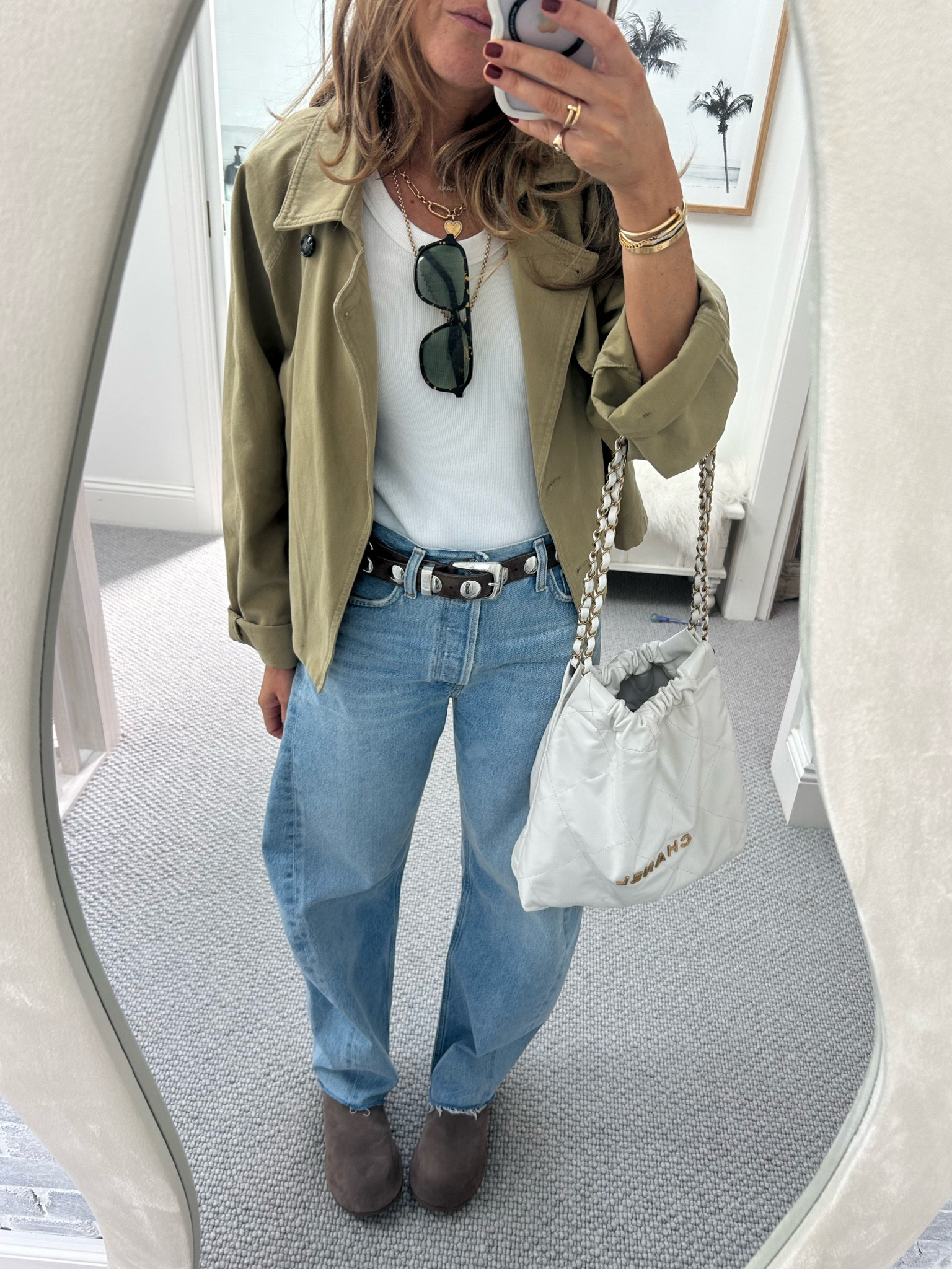 Tuesdays office look #khaite #agolde 

#LTKaustralia #LTKspring