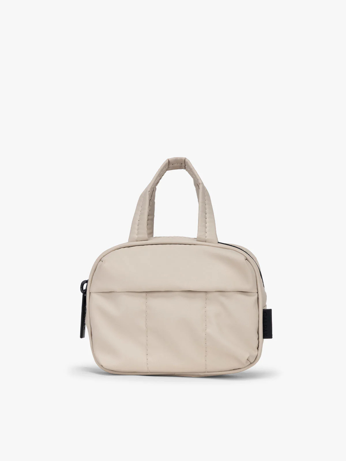 Luka Duffel Zip Bag Charm in Oatmeal | CALPAK