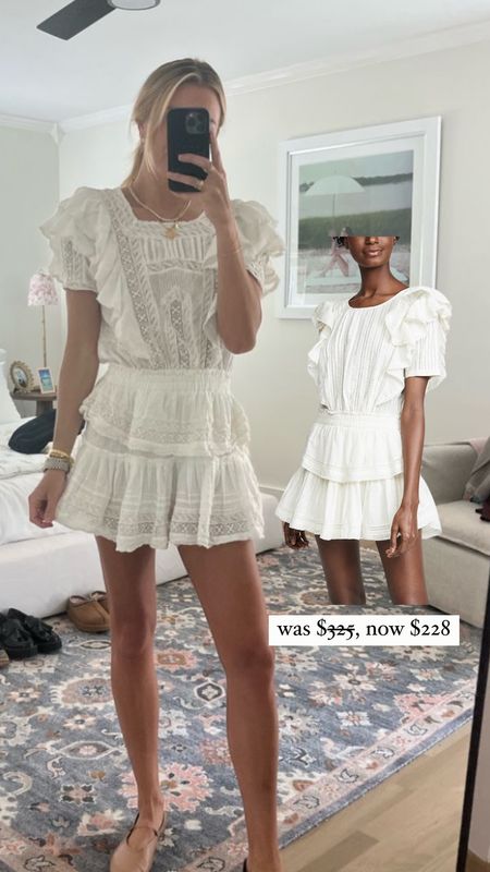 LoveShackFancy dress is on sale at Shopbop!! 

Shopbop sale, LoveShackFancy, minidress, white minidress, spring style, 

#LTKSeasonal #LTKsalealert #LTKstyletip