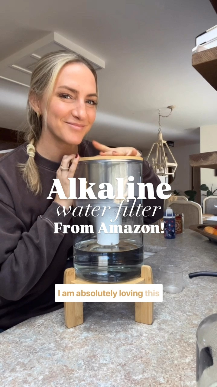💧We’ve been purchasing alkaline water for a while, but living out of plastic bottled water was not our favorite solution! 

We found this alkalizing water filtration system from invigorated water right on Amazon and we’re loving it! 

I love that it sits right out on the counter and can soak up the sunlight, which is also great for your water if you didn’t know… 🌞 but also the glass and bamboo are just beautiful and it looks great on the counter! 

✌🏼There are two types of filters you can choose from, but I am truly loving the fact that I can use our tapwater straight from the sink and turn it into super healthy, clean, drinking water with a balance pH for the whole family!

We also like to add in some molecular hydrogen  and use a froth to structure the water for even more benefits! 💧

#wellness #healthhacks #healthjourney #crunchymom #guthealth #wellnesstips #newyearsresolution #amazonstorefront

#LTKHome #LTKFitness #LTKGiftGuide
