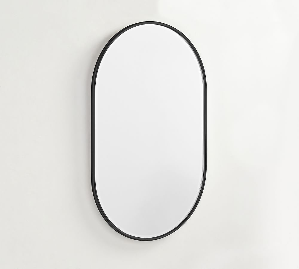 Vintage Pill Shaped Mirror with French Cleat Mount | Pottery Barn (US)