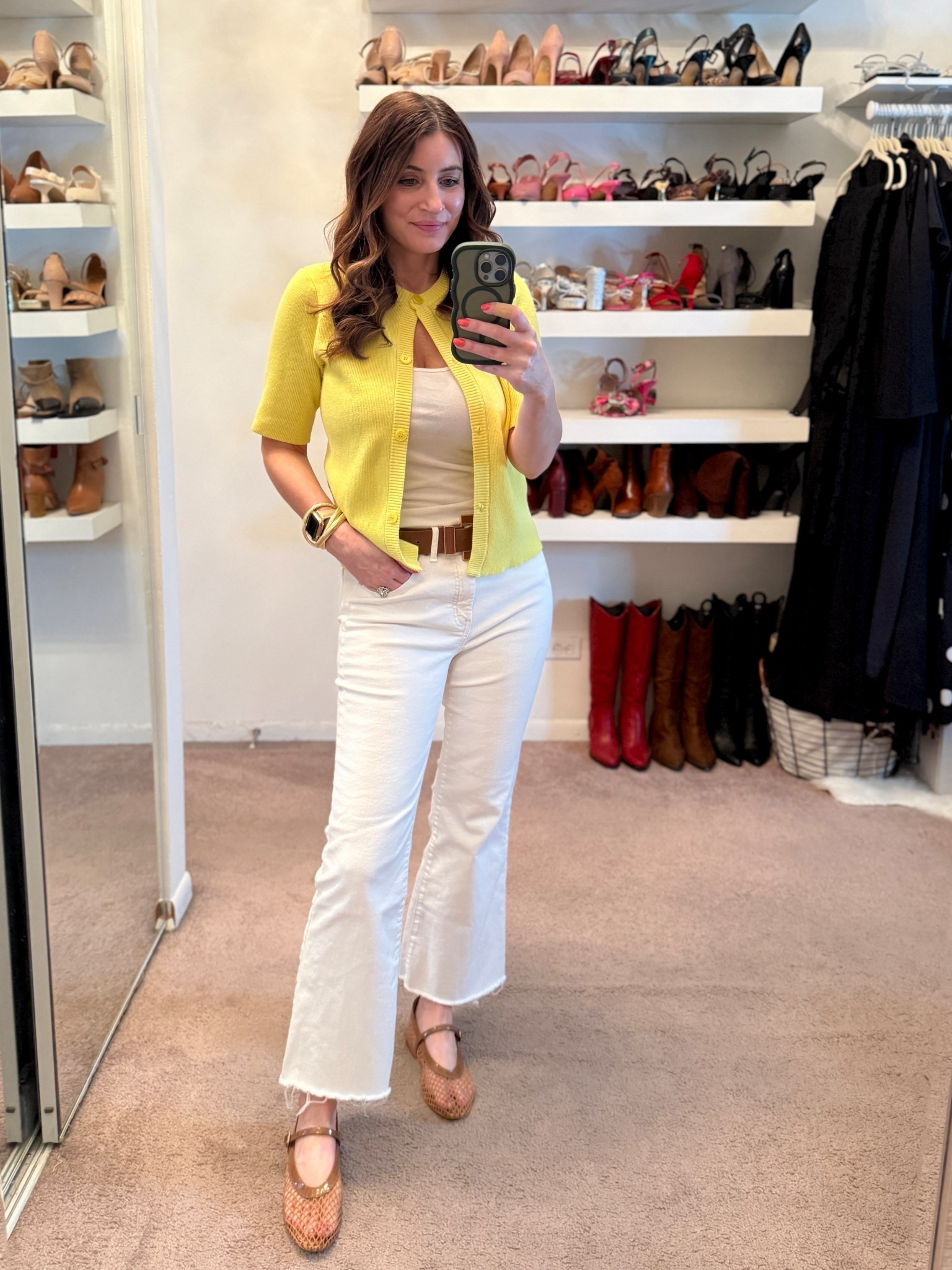 What I wore to work today
Amazon cropped cardigan 
Amazon brown mesh ballet flats
Gold earrings

Spring outfits 2026, workwear outfit, casual outfit, Work outfits, Business casual workwear, easy outfit  

#LTKootd #LTKSaleAlert #LTKSeasonal