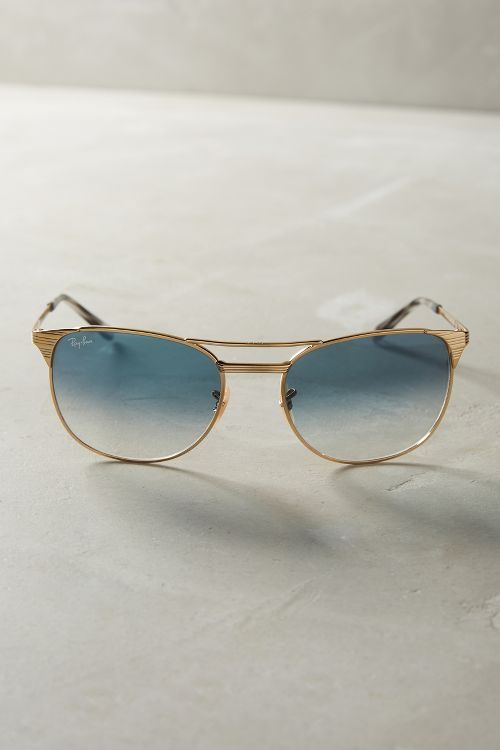 Ray-Ban Signet Square Aviator Sunglasses | Anthropologie (US)