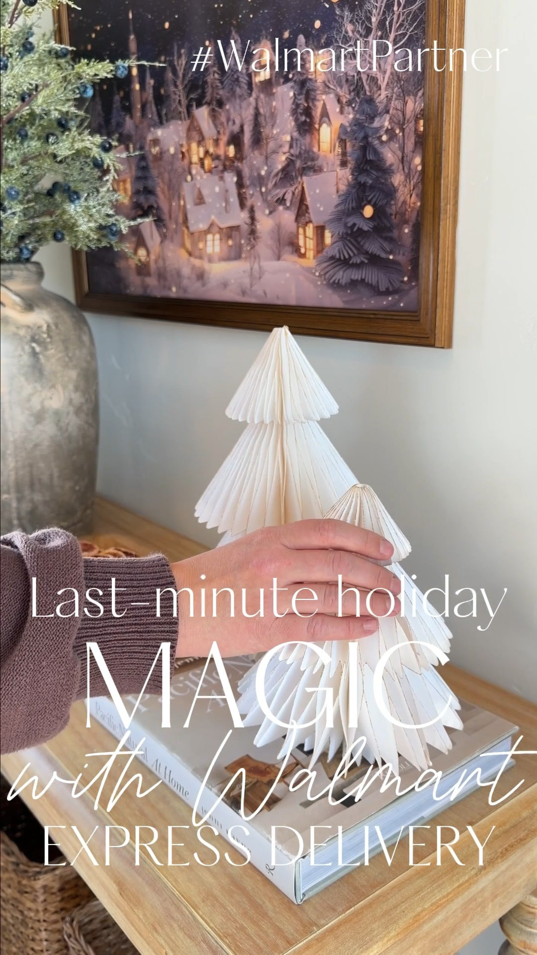 #WalmartPartner I love decorating for the holidays, but fitting it in around work and kids is a whole thing. Walmart Express Delivery honestly saved me.

I ordered everything on Walmart (from tabletop decor to ornaments) and it all arrived same-day while I was juggling everything else.

If you're feeling behind on gift shopping this year or just want a quick decor boost, Express Delivery is the easiest way to get festive fast.

Everything is linked here so you can shop with one tap.

#ltkhome #liketkit @shop.ltk #ad @walmart #walmart @walmartcreator 

#LTKHome #LTKHoliday