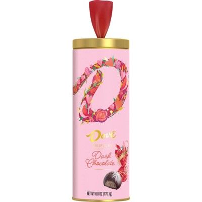 Dove Valentine's Day Dark Chocolate Tube - 6.0oz | Target