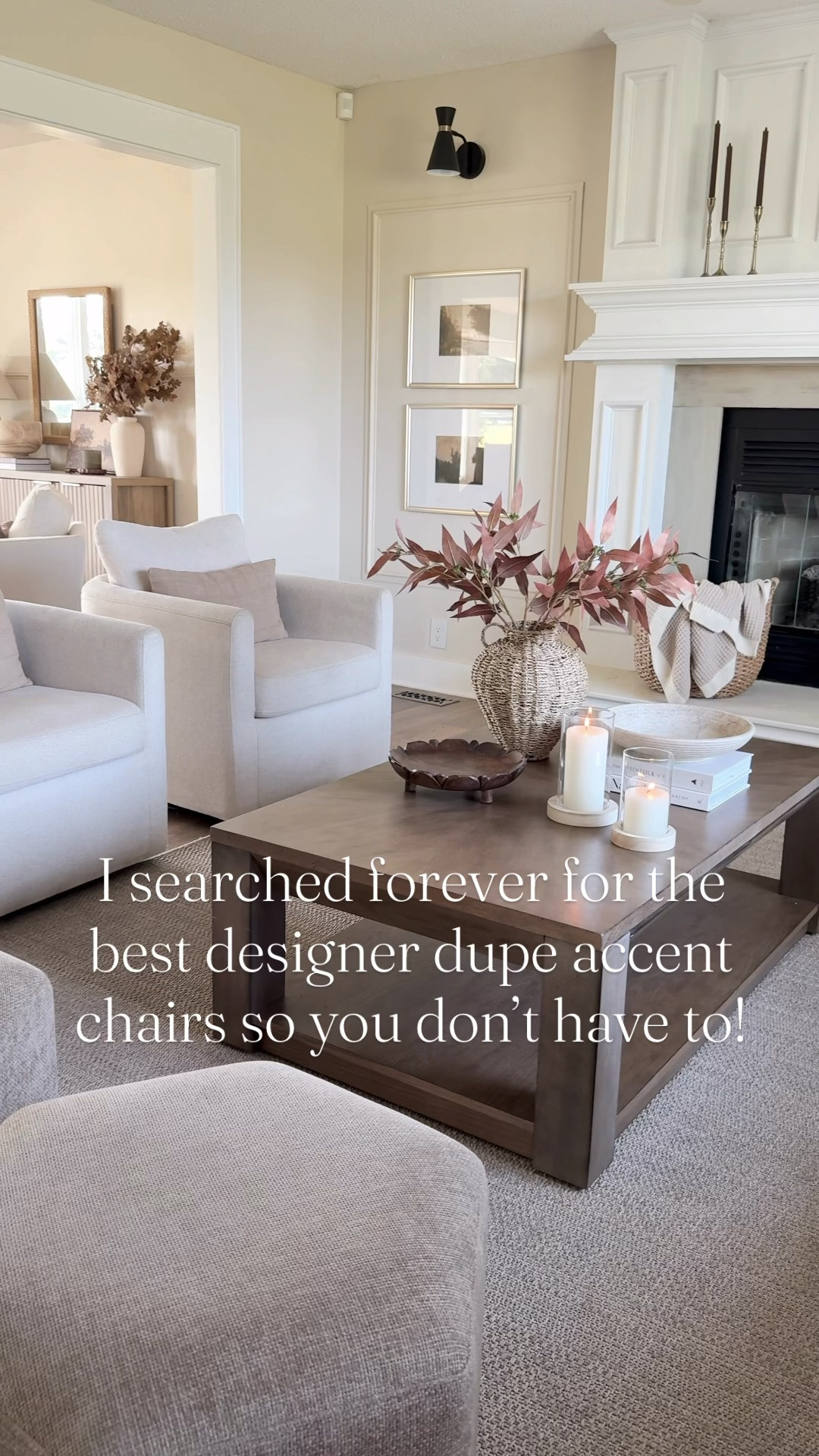 I searched forever and ordered multiple accent chairs before finding these! They are 10/10! Comfortable and great quality. 

Accent chairs, swivel chair,
Living room chair

#LTKHome #LTKSaleAlert