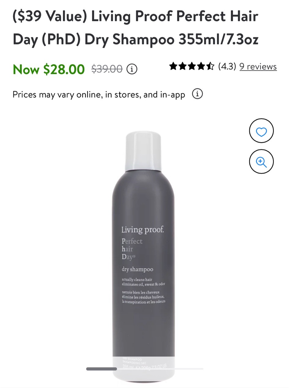 With all of the dry shampoo recalls, I wanted to share that the dry shampoo I use, Living Proof, is currently on sale and does not have benzene in it 

#dryshampoo 

#LTKsalealert #LTKbeauty #LTKunder50