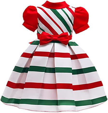Super Fairy Girls Puff Sleeve Christmas Party Dress Kids Princess Birthday Pageant Ball Gown | Amazon (US)