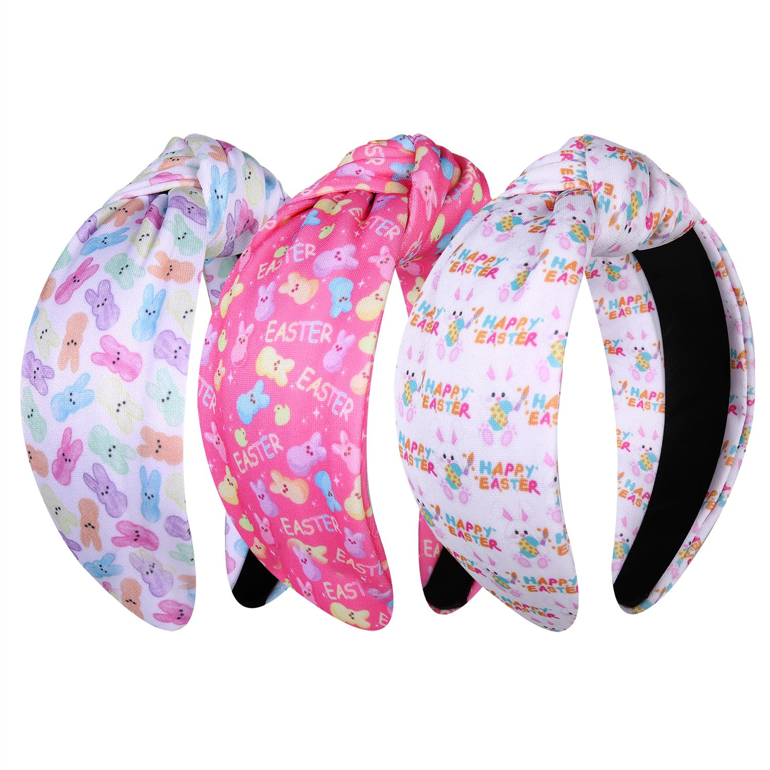 Easter Headband Spring Holiday Headband Accessories for Women Printed Bunny Egg Chick Carrot Knot... | Amazon (US)