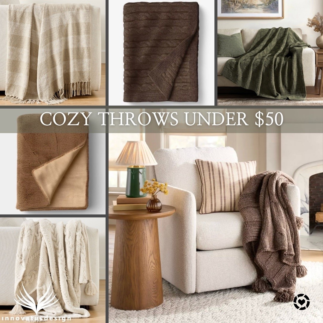 Cozy throw blankets all under $50?! Yes please! Quickly add warmth, pattern, and seasonal color into your home with these affordable throw blankets.

#LTKSeasonal #LTKHome #LTKKids
