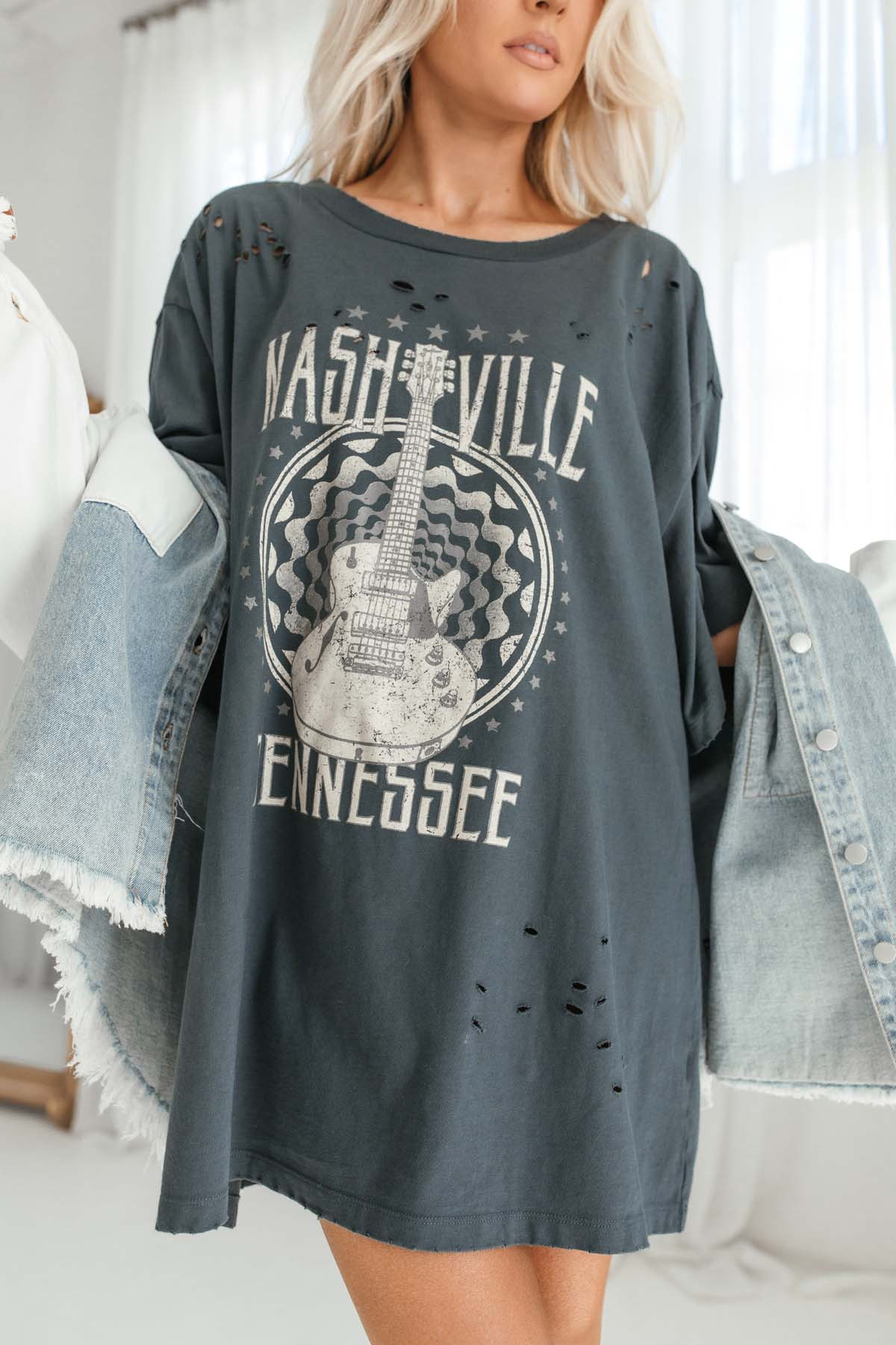 Nashville Oversized Graphic Tee | The Post
