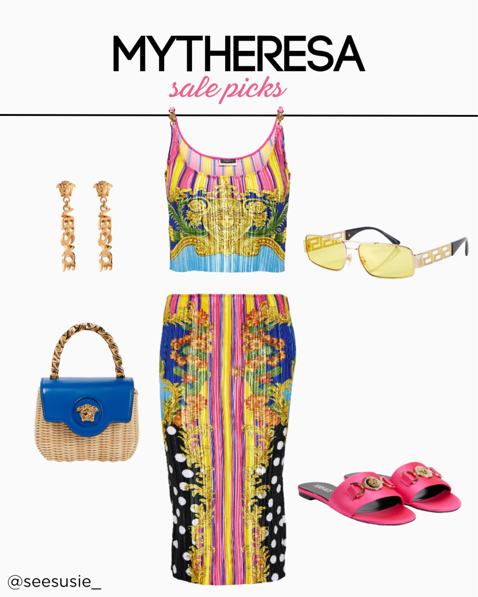 What to wear on your summer vacation in Capri? All Versace of course! All on sale!  

#LTKSpringSale #LTKstyletip #LTKsalealert