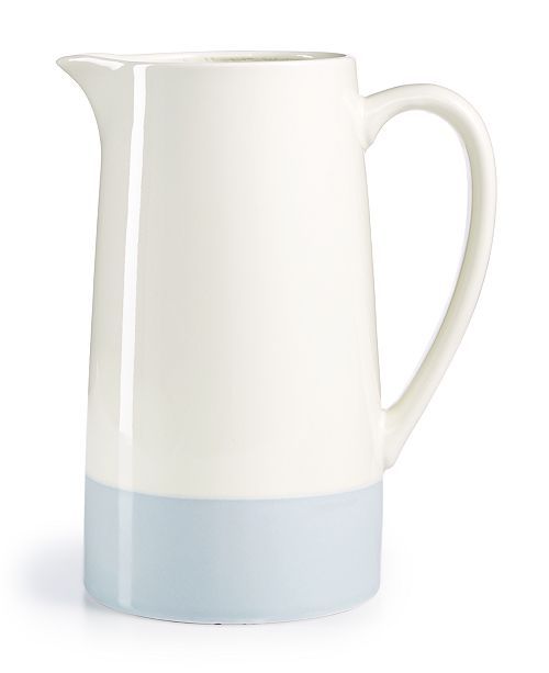 Martha Stewart Color Striping Blue Pitcher, Created for Macy's | Macys (US)
