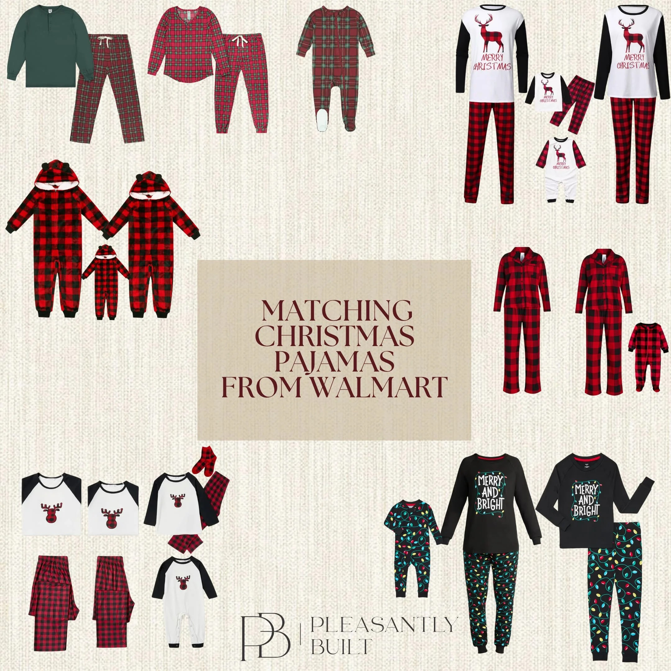 Matching Christmas PJs = instant holiday magic 🎅❤️ Loving these cozy Walmart finds!

#walmartchristmas #matchingpajamas #christmaspjs #walmartfinds #holidaypajamas #familychristmasstyle #cozychristmasvibes #walmartstyle #christmasfashion #holidaysathome #pleasantlybuilt 

 #LTKHoliday #LTKmomlife #LTKKids
