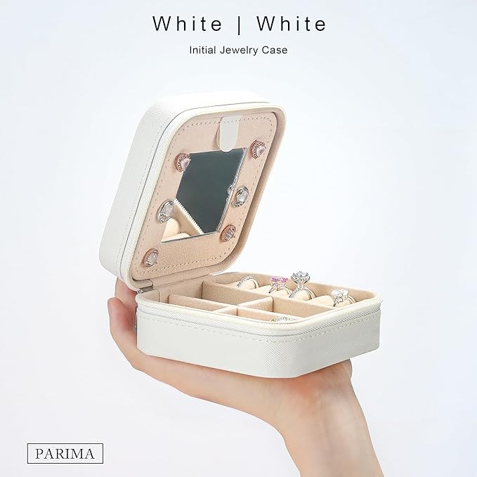 Parima Travel Jewelry Organizer for Women, Travel Jewelry Organizer | Necklace Organizer Earrings... | Amazon (US)