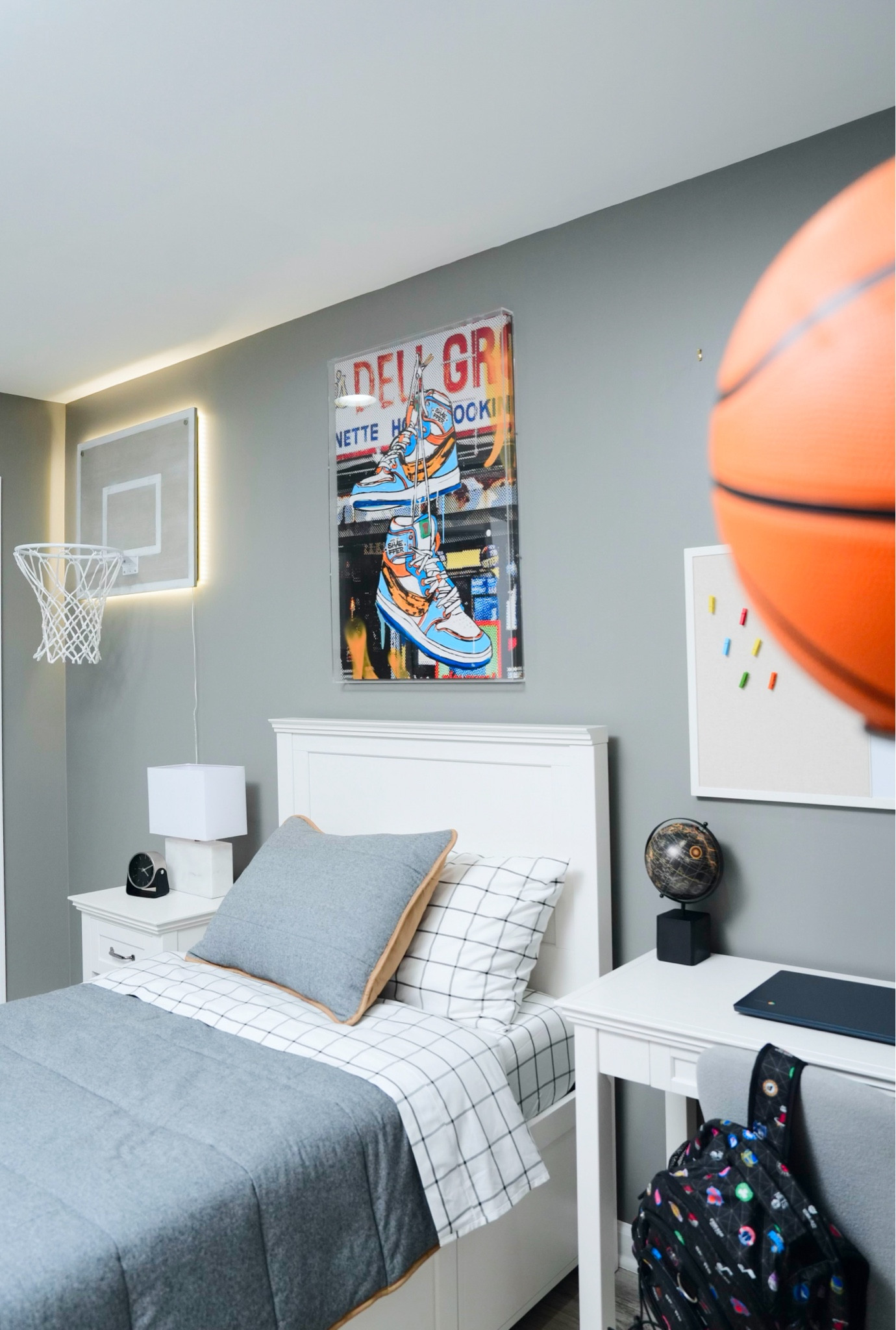And just like that, Nico has a his big boy room ready just in time for BackToSchool ! 
He wanted a basketball theme room and @PotteryBarnTeen delivered.
He is obsessed with every single detail and ready to have an awesome school year. 
Whether you’re doing a room makeover or looking to style your dorm, you can place your Pottery Barn Teen order and have it shipped to a Williams Sonoma Inc. store near you or your campus!
#PBTBackToSchool #sponsored @PotteryBarnTeen

#LTKHome #LTKSeasonal #LTKKids