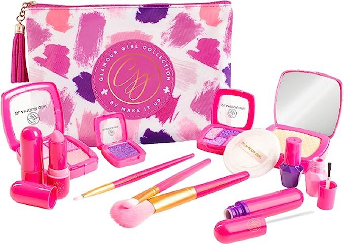 Make it Up, Pretend Play Makeup Toy Set for Girls (Fake - Not Real Makeup) Glamour Girl Toys Coll... | Amazon (US)