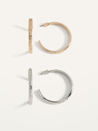 Hoop Earrings 2-Pack for Women | Old Navy (US)