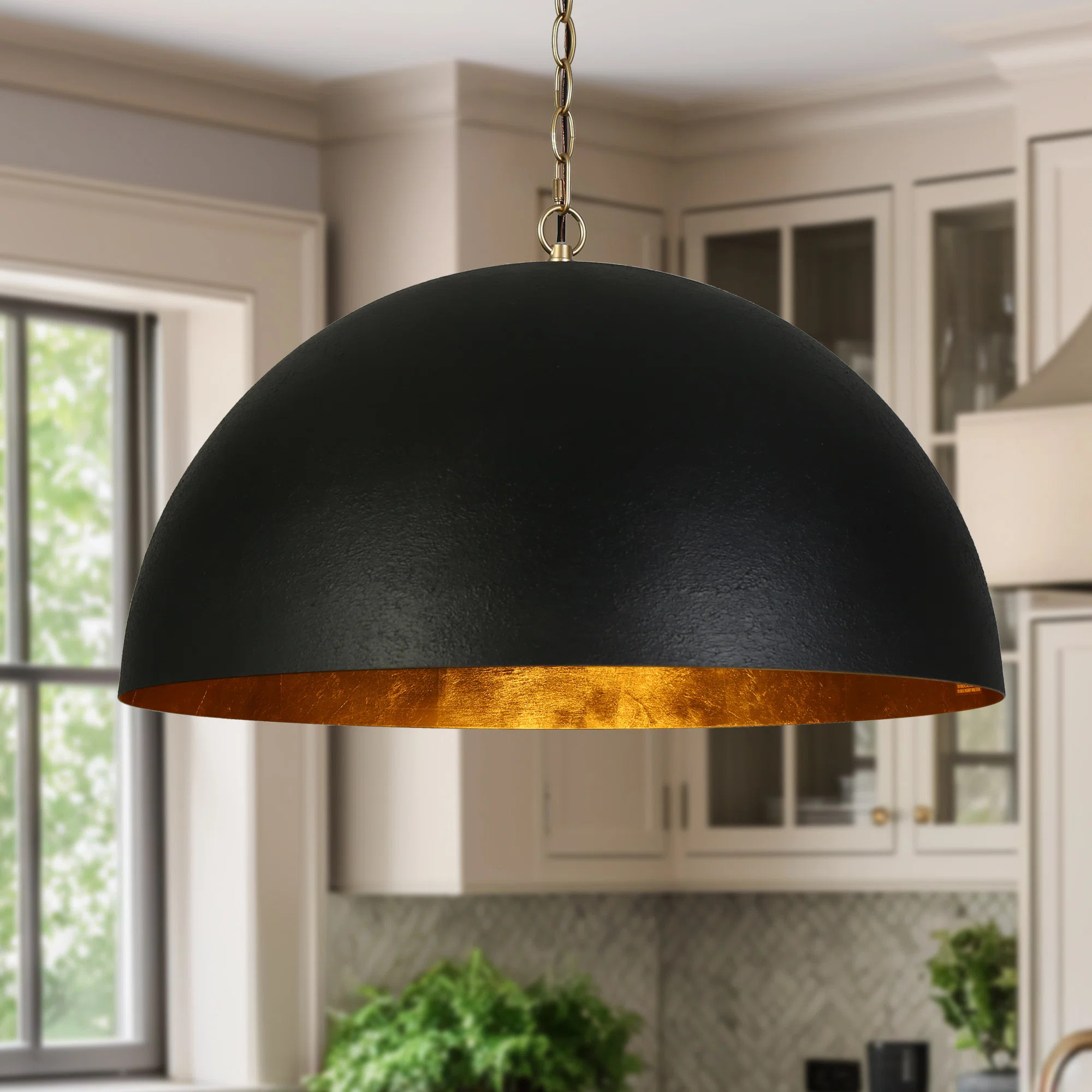 Hylia 1-Light Large 23.6" Dimmable Single Dome Pendant | Wayfair North America
