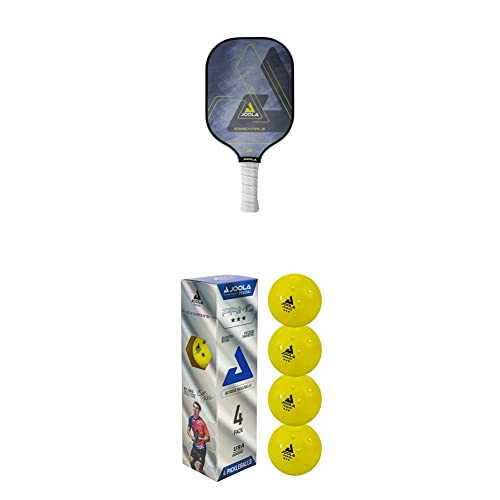 JOOLA Essentials Performance Pickleball Paddle + JOOLA Primo Pickleball Balls - 4 Pack | Amazon (US)