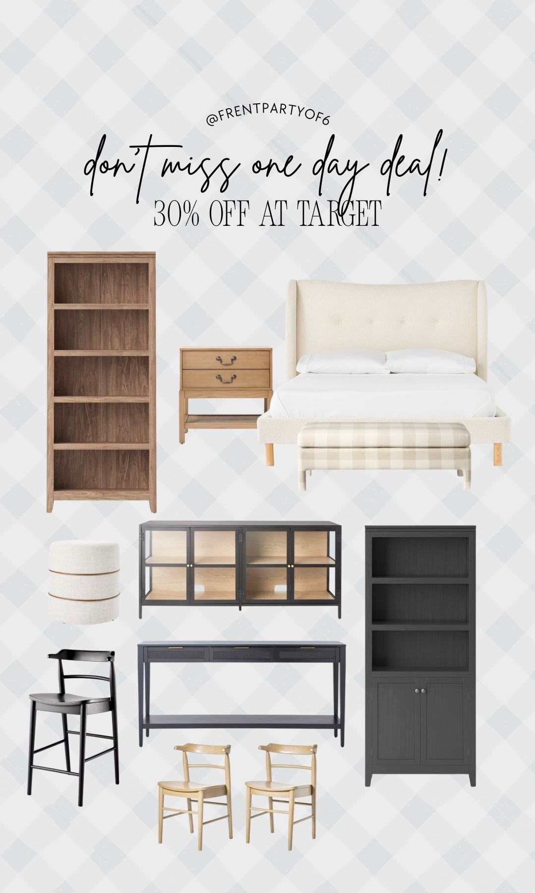 One day deal at Target! Save 30% off furniture  

#LTKSaleAlert #LTKFindsUnder50 #LTKHome