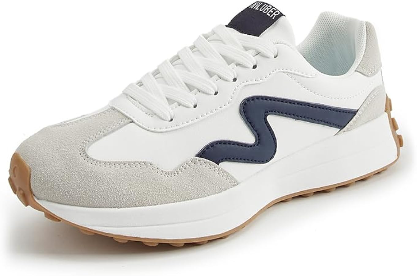 Women's Platform Retro Style Sneakers - Lace-up Classic Fashion Stylish Tennis Running Walking Sh... | Amazon (US)