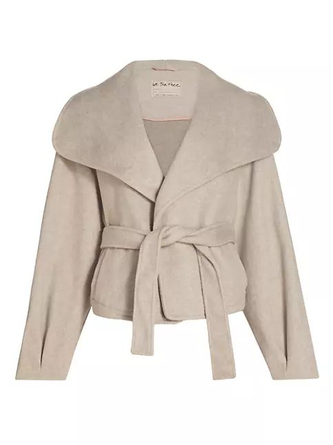 Mina Belted Fleece Jacket | Saks Fifth Avenue