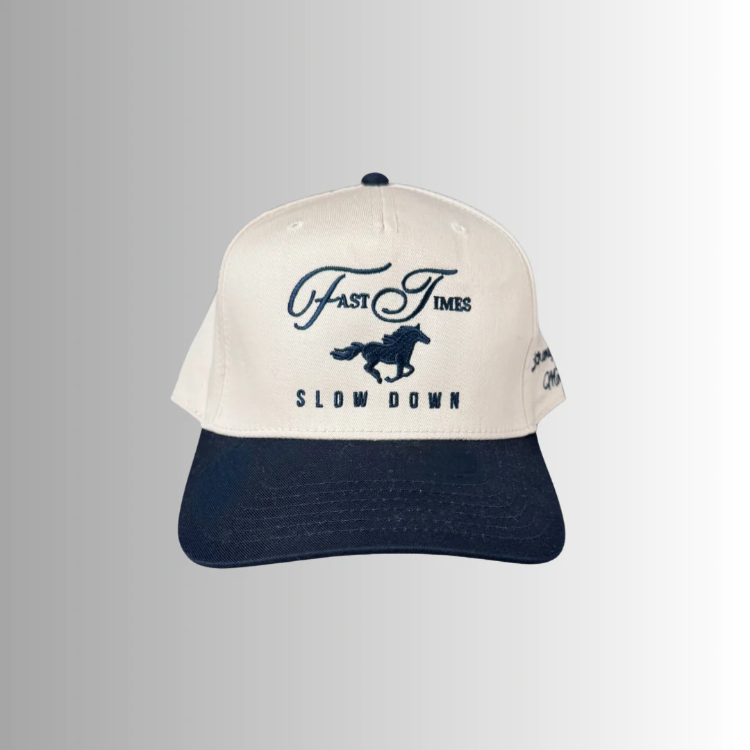 Fast Times -  Canvas Hat - Natural/Navy | Mother Hats