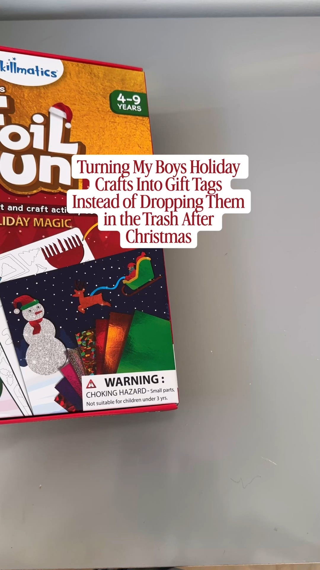 Foil art may be one of the most satisfying crafts I’ve ever done!  My boys love to do these kits, but I find the stickers all around the house for the next four months.  This year I have a plan, these stickers are absolutely perfect for DIY holiday gift tags.

#HolidayCrafts #KidsCrafts #GiftsForKids #DIYGiftTags #HolidayWrapping 

#LTKmomlife #LTKKids #LTKHoliday