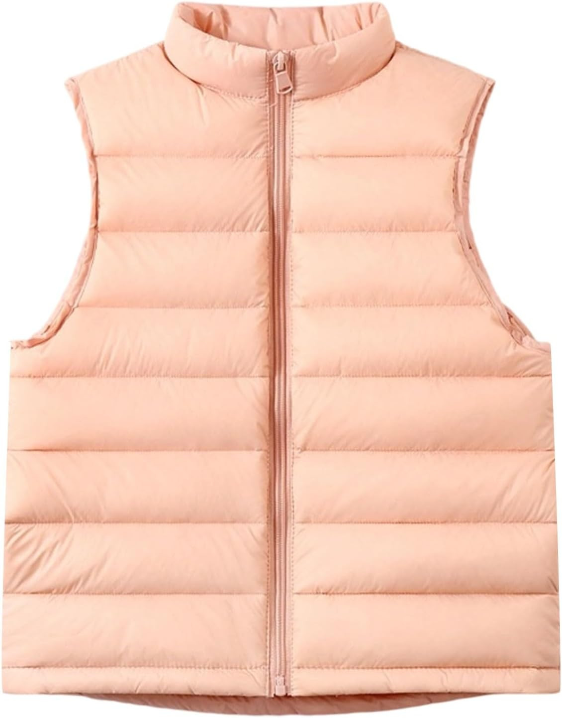 Boys Girls Quilted Puffer Vest Winter Padded Sleeveless Zip up Jackets Kids Lightweight Soft Insulated Down Coats | Amazon (US)