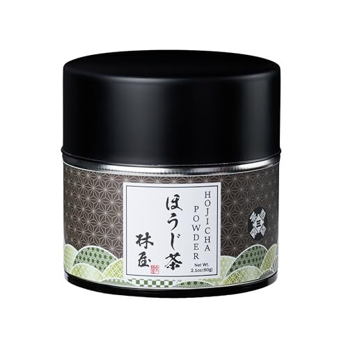 HAYASHIYA Hojicha Powder, Kyoto Uji, Japanese Roasted Green Tea Latte Powder, Low caffeine (60g / 2.1oz) | Amazon (US)