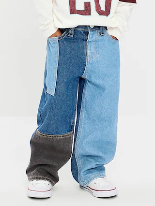 Baggy Patched Jeans for Toddler Boys | Old Navy (US)