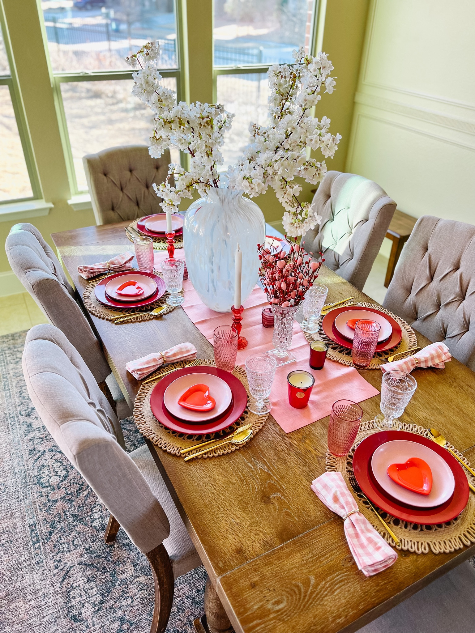 Valentine tablescape idea 

#LTKSeasonal #LTKhome #LTKunder100