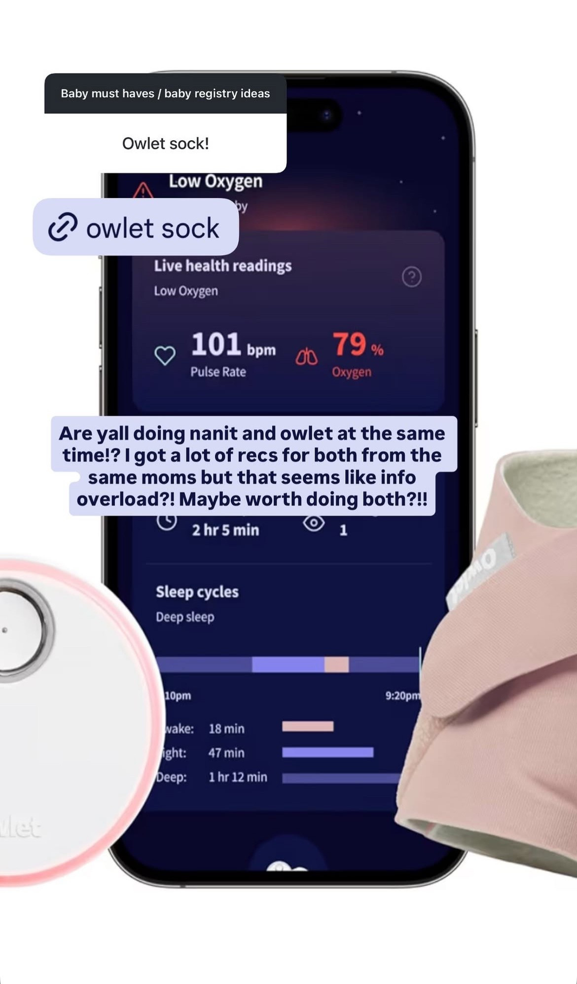 Baby Rec — Owlet Dream Sock

Are yall doing nanit and owlet at the same time!? I got a lot of recs for both from the same moms but that seems like info overload?! Maybe worth doing both?!!

#LTKBaby #LTKBump #LTKmomlife