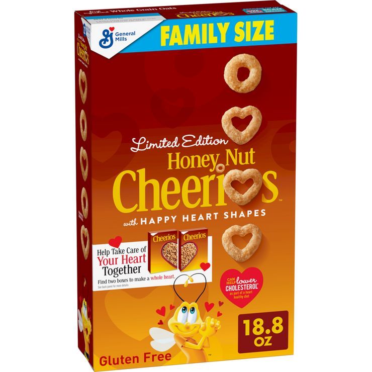 General Mills Family Size Honey Nut Cheerios Cereal - 18.8oz | Target