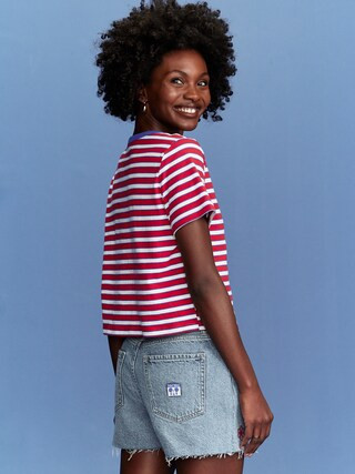 Old Navy x Disney© Minnie Mouse Cropped T-Shirt | Old Navy (US)