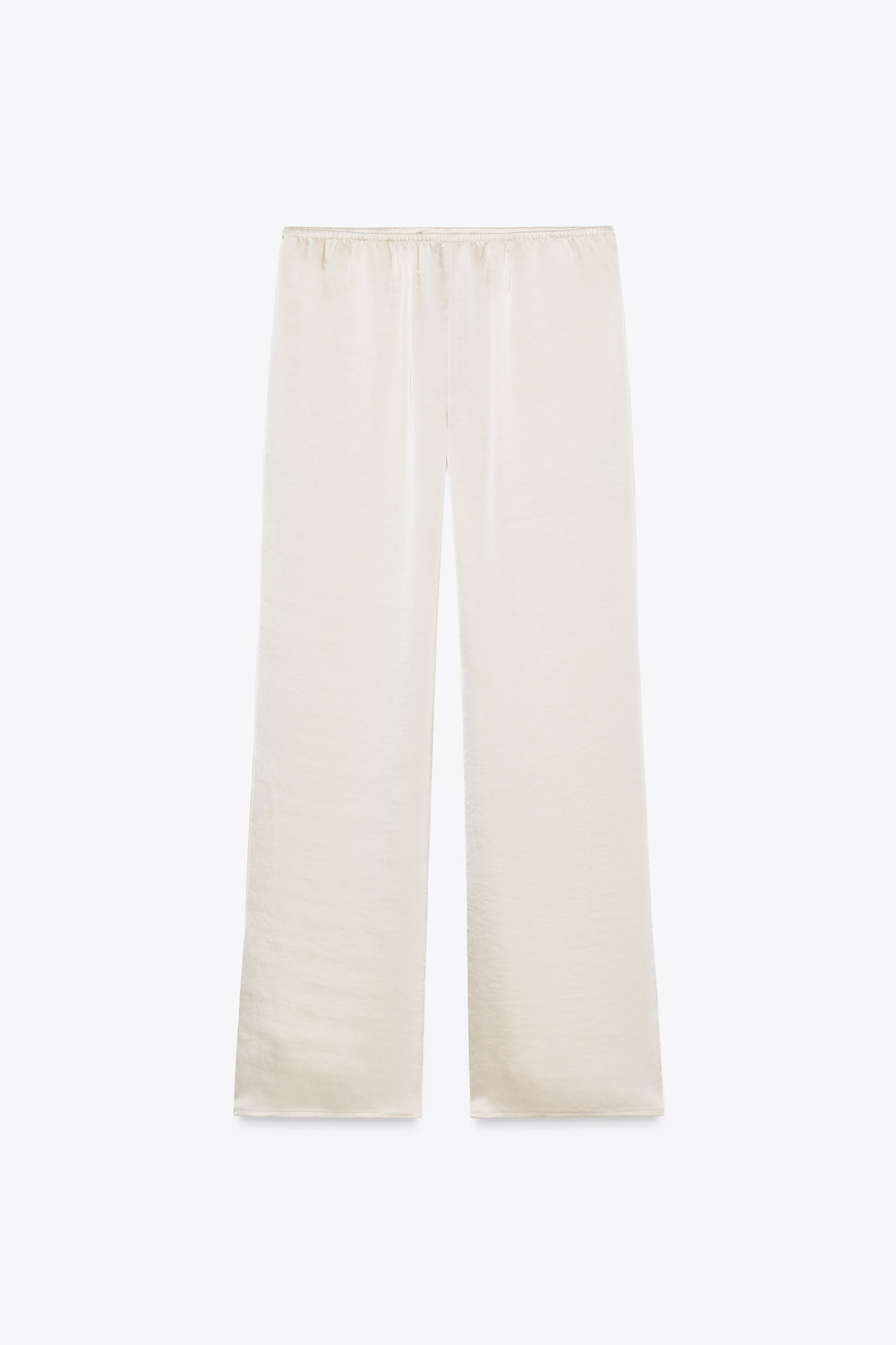 SATIN PAJAMA PANTS | Zara US
