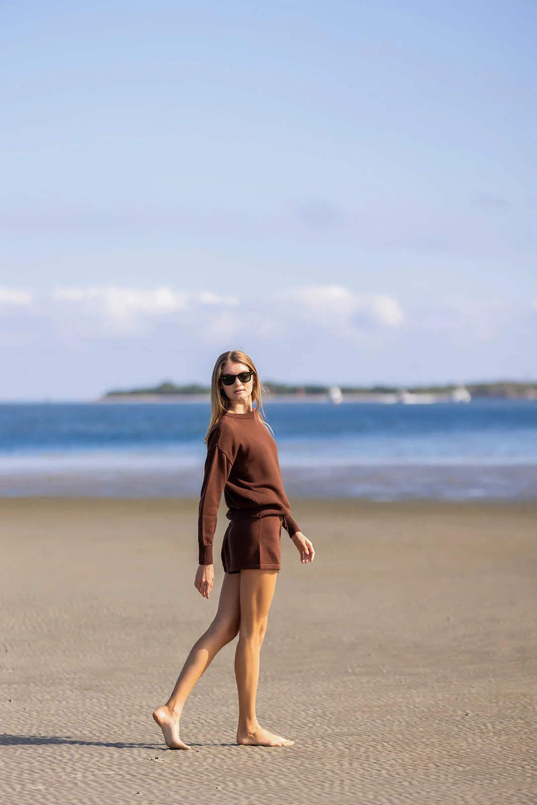 Falmouth Sweater - Coco | Julia Amory