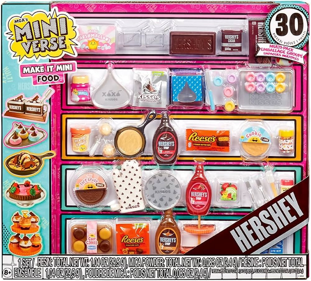 MGA's Miniverse Make It Mini Food Hershey Multipack Mini Collectibles, DIY, Resin Play, Replica F... | Amazon (US)