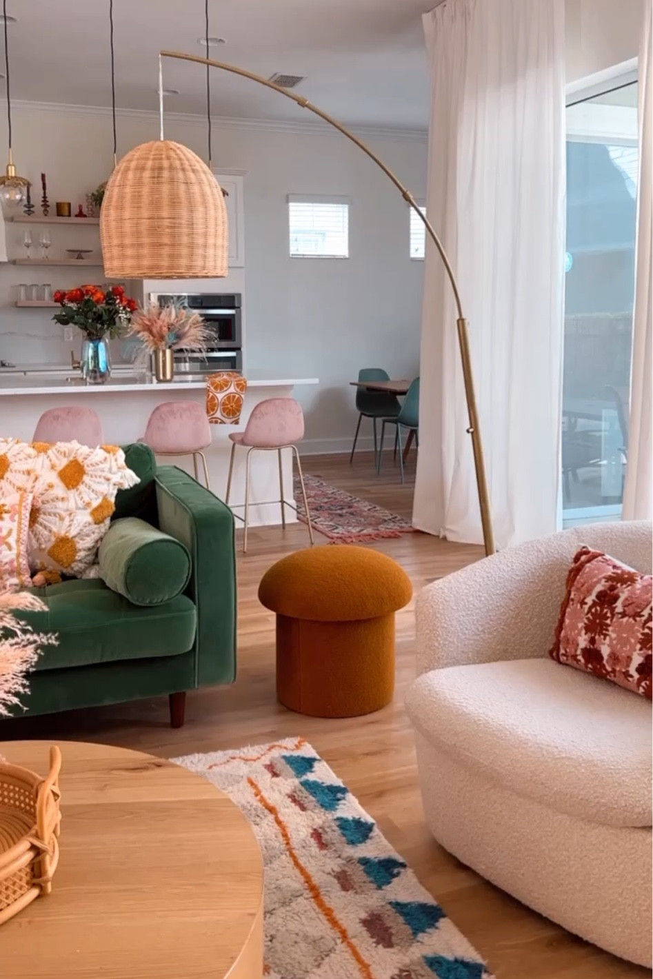 I spray painted the lamp base gold!