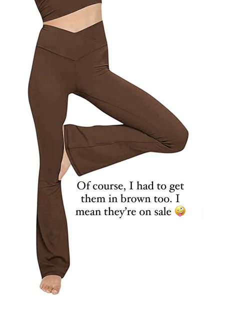 Just ordered these “flared leggings” on Amazon. They are on sale and I couldn’t resist!

#LTKsalealert #LTKfit #LTKstyletip