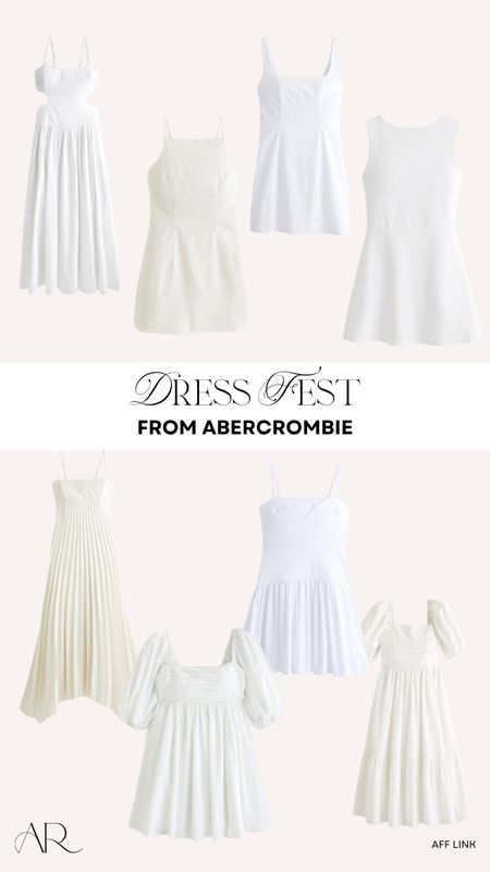 Dress fest from Abercrombie!

White dress, white midi dress, white mini dress, white maxi dress, white summer dress 

#LTKStyleTip #LTKSaleAlert #LTKFindsUnder100