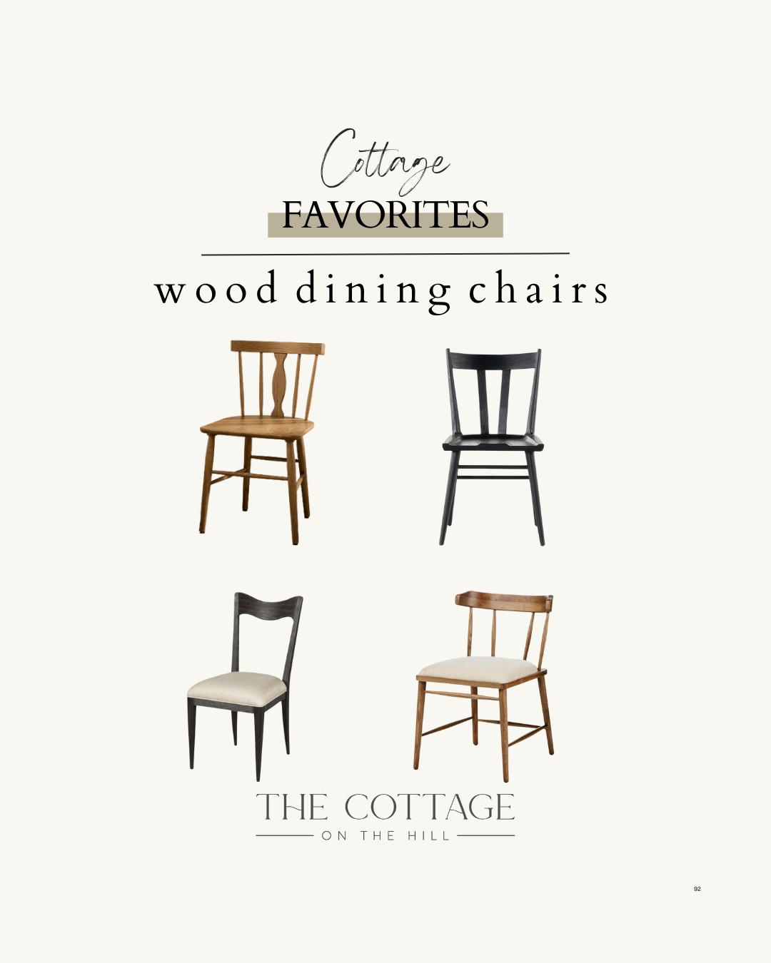 Some of my favorite wood dining chairs  

 #LTKHome #LTKStyleTip